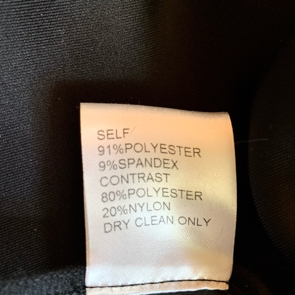 Tadashi Shoji Embroidered Cocktail Dress. 0. NWT. Black Gold Lace Bodice & Hem - Picture 14 of 15